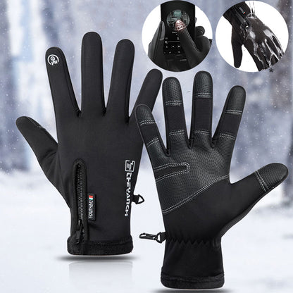 Winterhandschuhe für Touchscreen - Rutschfest, Wasserdicht, Winddicht und Warm - Unisex für Radfahren und Skifahren